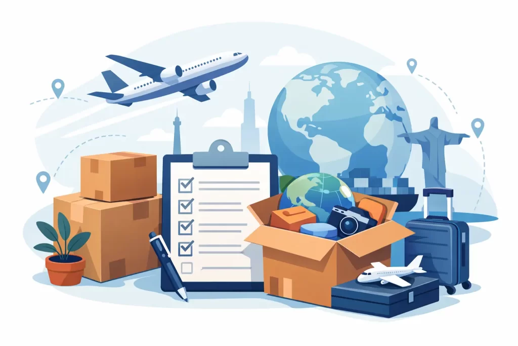 Checklist para mudanza internacional útil