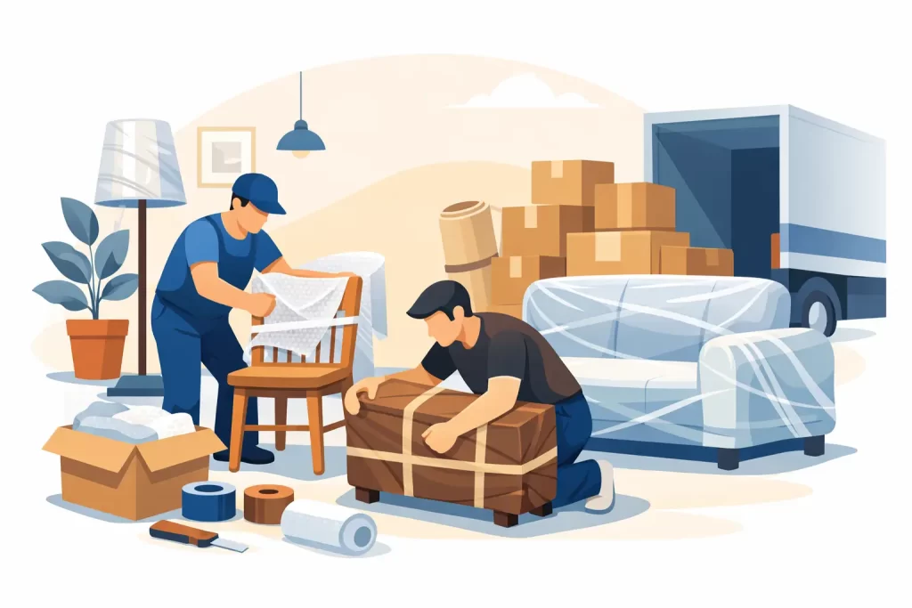 Cómo embalar muebles para mudanza sin dañarlos